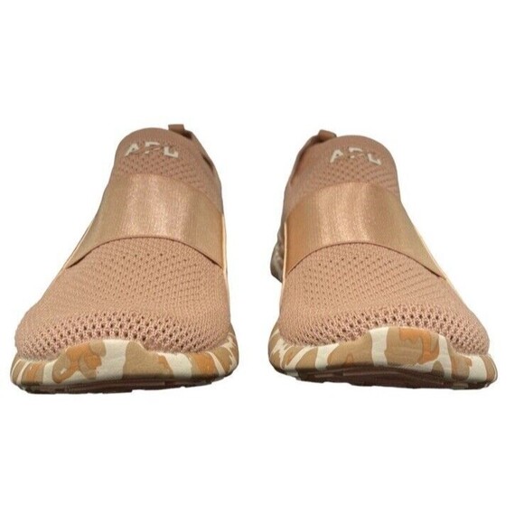 NEW APL Techloom Bliss Caramel Tan Leopard Lightweight Running Sneakers size 7 - Picture 4 of 8